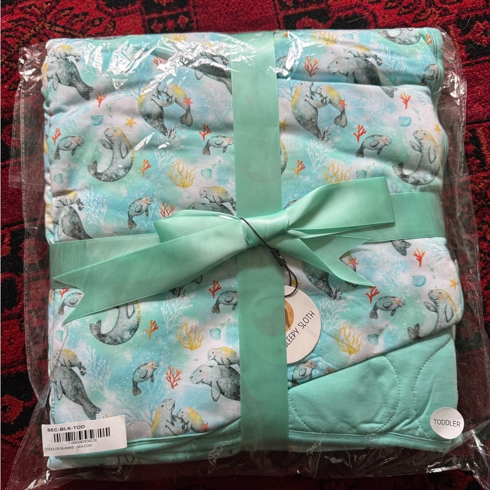 Sea Cow Toddler Blanket